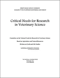 Critical Needs for Research in Veterinary Science
