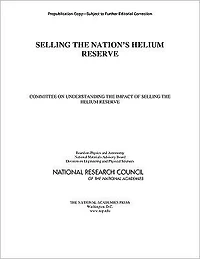 Selling the Nation's Helium Reserve