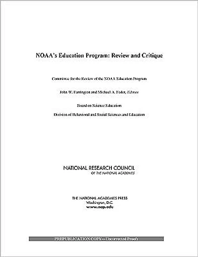 NOAA's Education Program: Review and Critique