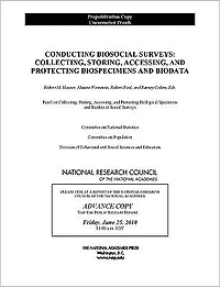 Conducting Biosocial Surveys: Collecting, Storing, Accessing, and Protecting Biospecimens and Biodata