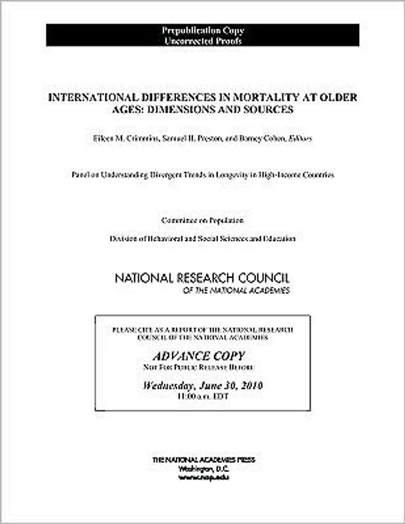 International Differences in Mortality at Older Ages: Dimensions and Sources