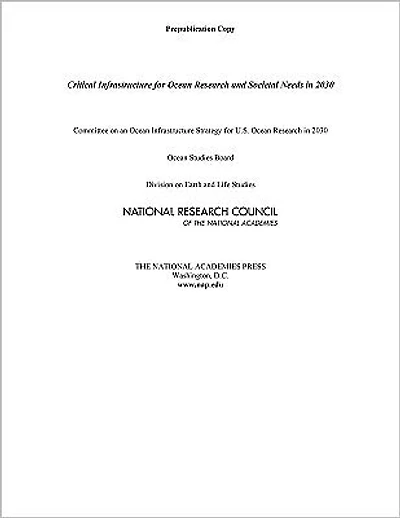 Critical Infrastructure for Ocean Research and Societal Needs in 2030