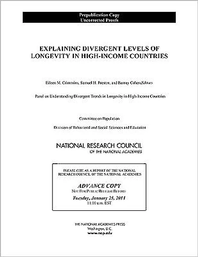Explaining Divergent Levels of Longevity in High-Income Countries