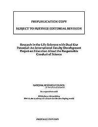 Research in the Life Sciences with Dual Use Potential: An International Faculty Development Project on Education About the Responsible Conduct of Science