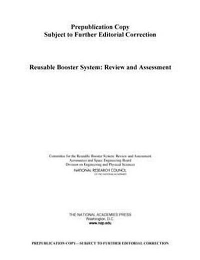 Reusable Booster System: Review and Assessment
