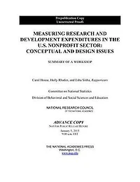 Measuring Research and Development Expenditures in the U.S. Nonprofit Sector: Conceptual and Design Issues: Summary of a Workshop