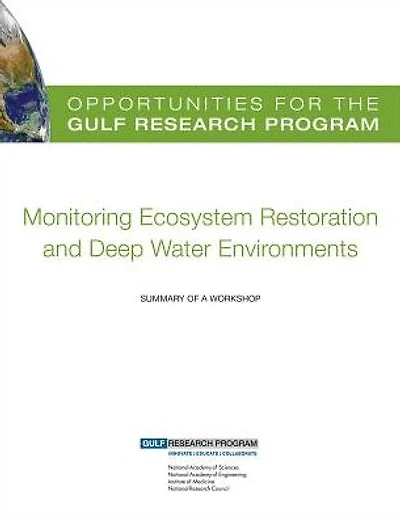 Opportunities for the Gulf Research Program: Monitoring Ecosystem Restoration and Deep Water Environments: Summary of a Workshop