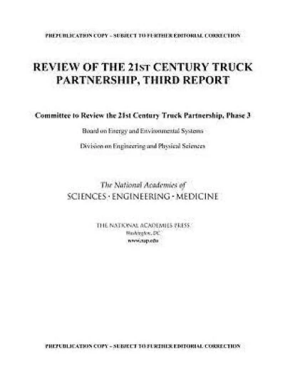 Review of the 21st Century Truck Partnership: Third Report
