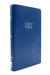 NIV, Gift and Award Bible, Leather-Look, Blue, Red Letter, Comfort Print