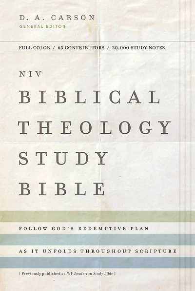NIV, Biblical Theology Study Bible: Follow God's Redemptive Plan as It Unfolds throughout Scripture