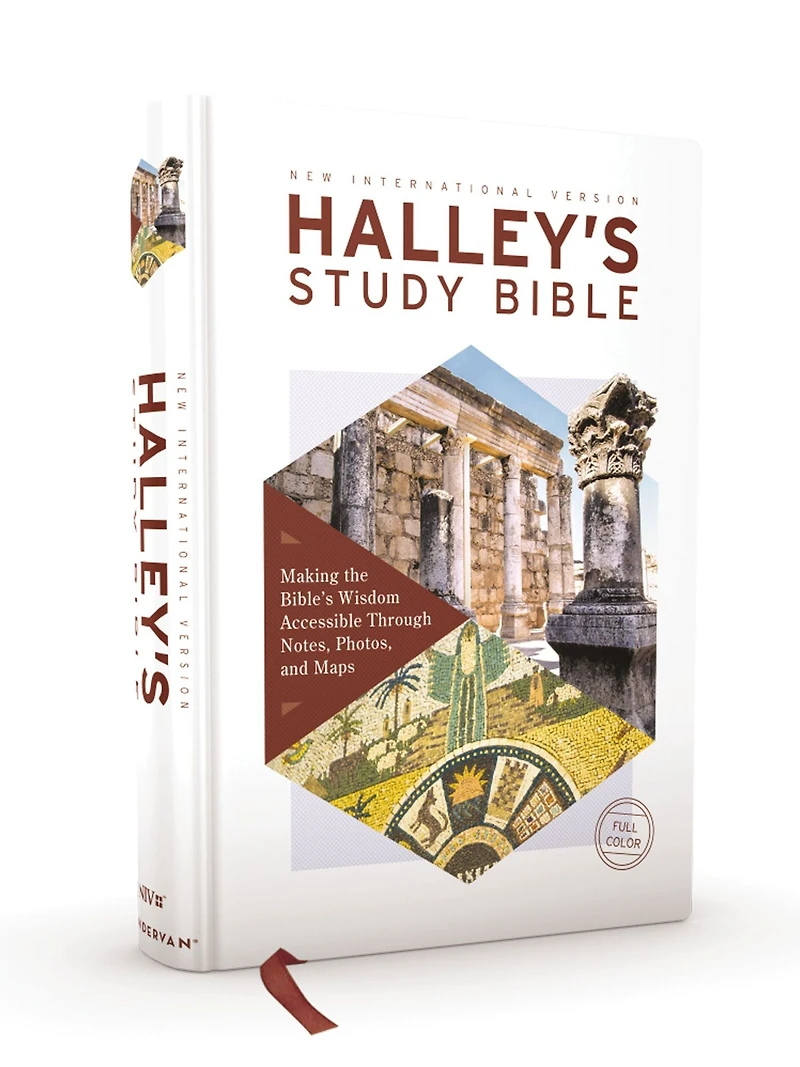 NIV, Halley's Study Bible: Making the Bible's Wisdom Accessible Through Notes, Photos, and Maps