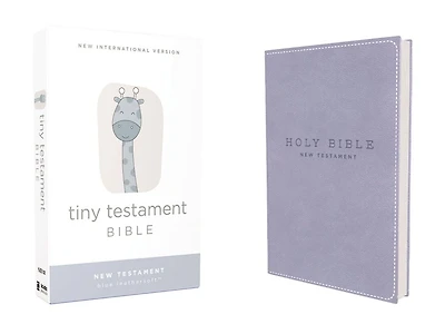 NIV, Tiny Testament Bible, New Testament, Leathersoft, Blue, Comfort Print