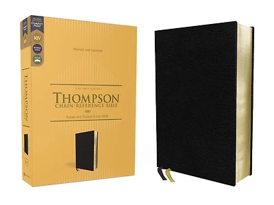 KJV, Thompson Chain-Reference Bible, European Bonded Leather, Black, Red Letter, Comfort Print
