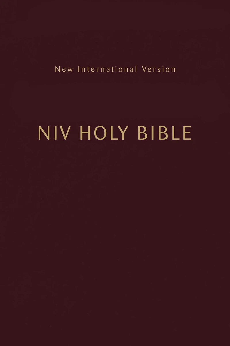 NIV, Holy Bible, Compact, Paperback, Burgundy, Comfort Print
