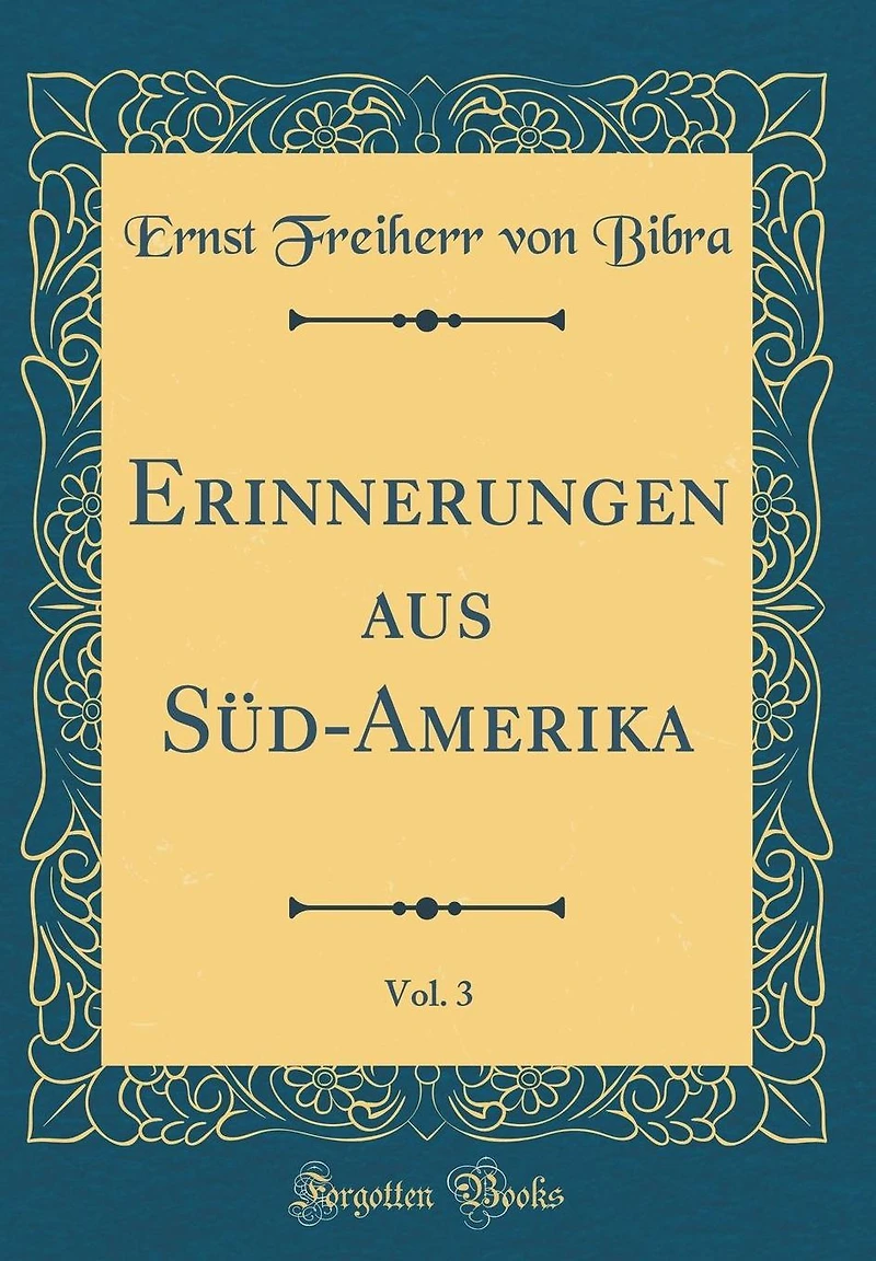 Erinnerungen aus Süd-Amerika, Vol. 3 (Classic Reprint)