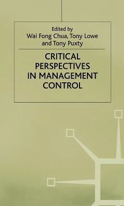Critical Perspectives Management Control