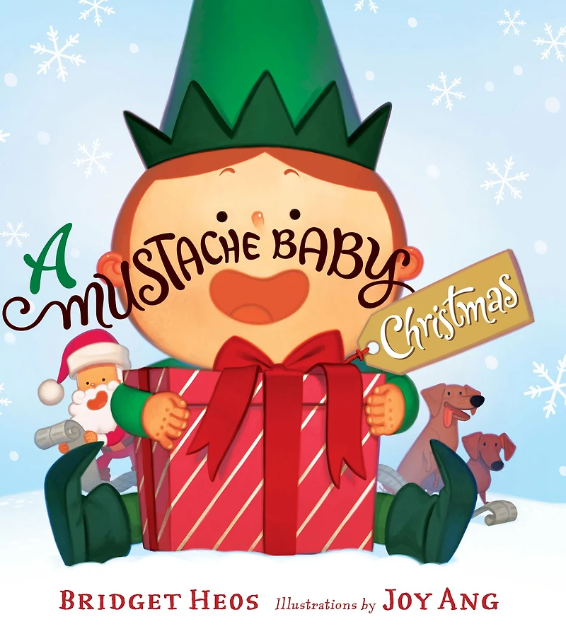 A Mustache Baby Christmas: Christmas Holiday Book for Kids
