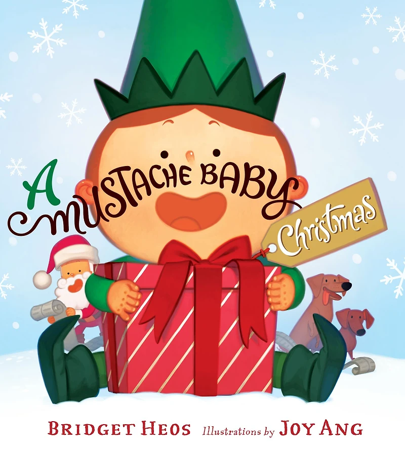 A Mustache Baby Christmas: Christmas Holiday Book for Kids