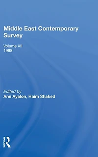 Middle East Contemporary Survey: Volume XII: 1988
