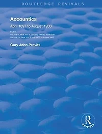 Accountics, Part III: January 1900 to August