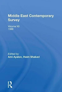 Middle East Contemporary Survey: Volume XII: 1988