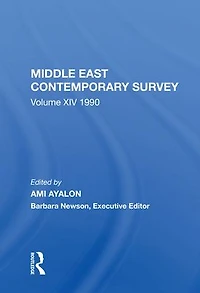 Middle East Contemporary Survey, Volume Xiv: 1990