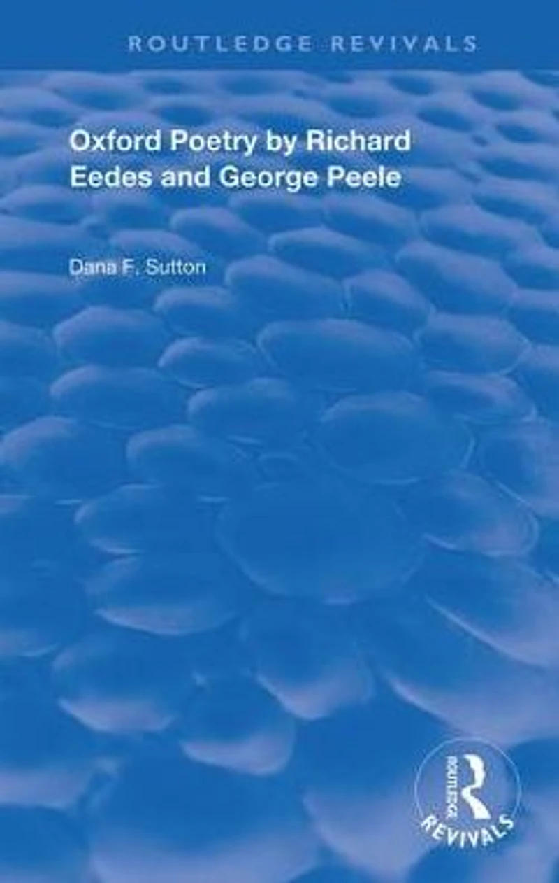 Oxford Poetry by Richard Eedes and George Peele