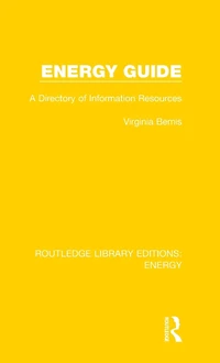 Energy Guide: A Directory of Information Resources