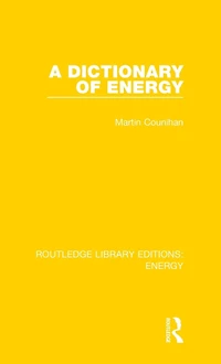 A Dictionary of Energy