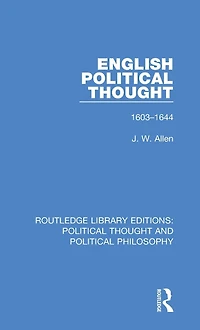 English Political Thought: 1603-1644
