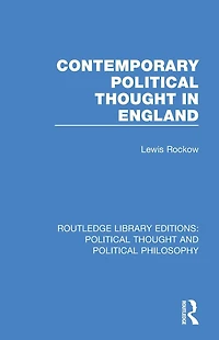 Contemporary Political Thought England