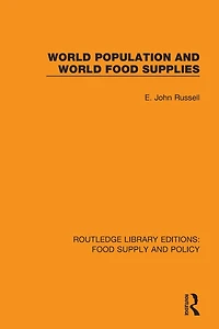 World Population and Food Supplies
