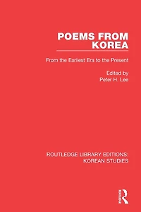 Poems From Korea: the Earliest Era to Present