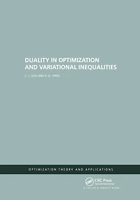 Duality Optimization and Variational Inequalities
