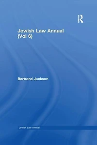 Jewish Law Annual (Vol 6)
