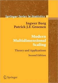 Modern Multidimensional Scaling: Theory and Applications