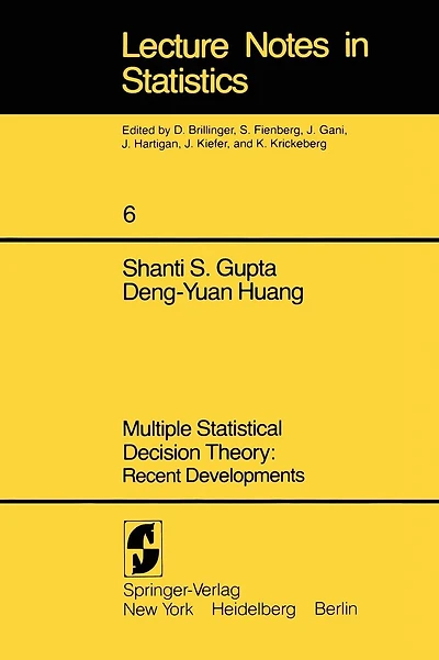 Multiple Statistical Decision Theory: Recent Developments: Recent Developments