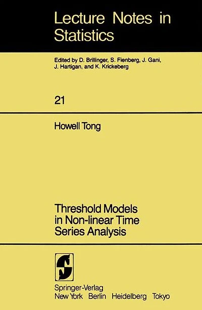 Threshold Models in Non-linear Time Series Analysis