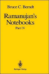 Ramanujan's Notebooks: Part IV