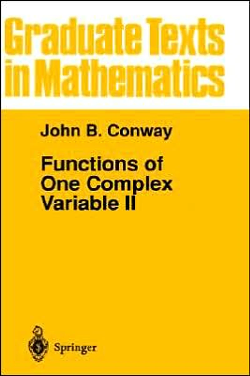 Functions of One Complex Variable II