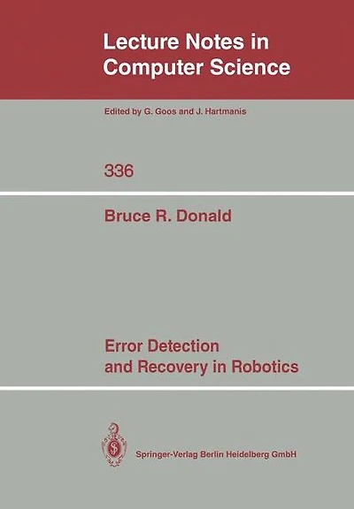 Error Detection and Recovery in Robotics