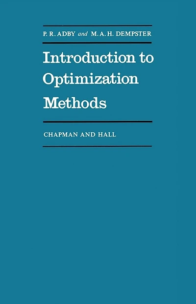 Introduction to Optimization Methods