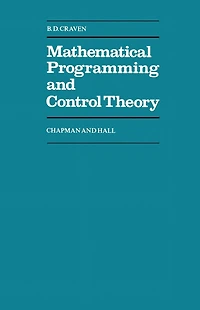 Mathematical Programming and Control Theory