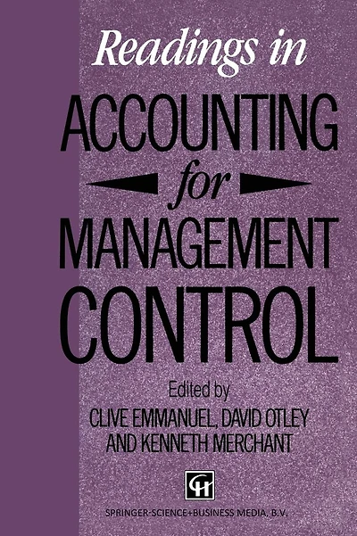 Readings in Accounting for Management Control