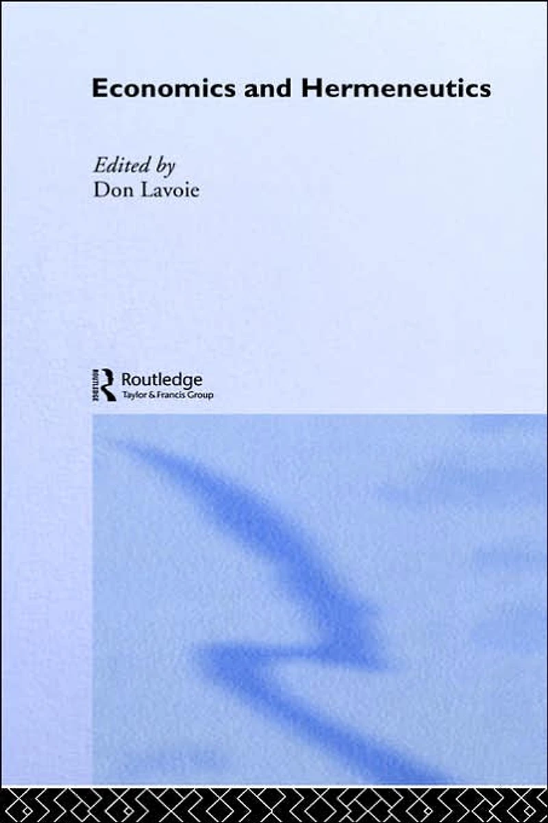 Economics and Hermeneutics