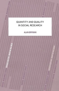 Quantity and Quality Social Research