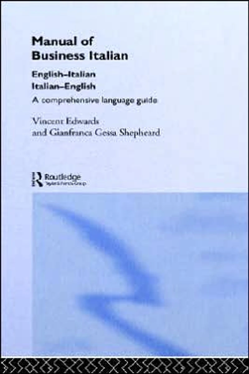 Manual of Business Italian: A Comprehensive Language Guide