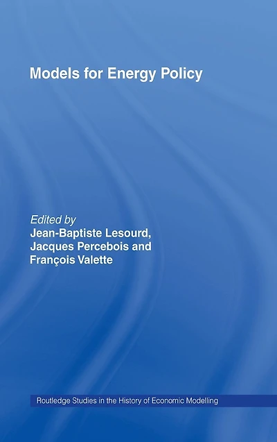 Models for Energy Policy