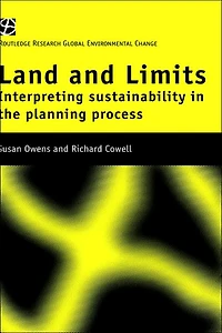 Land and Limits: Interpreting Sustainability the Planning Process