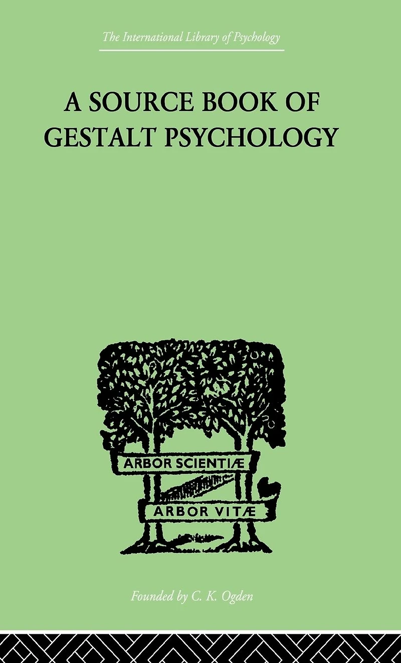 A Source Book Of Gestalt Psychology